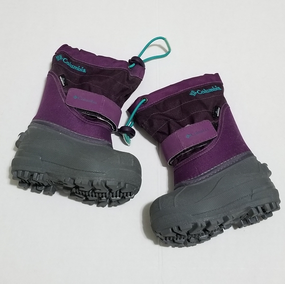 purple columbia boots